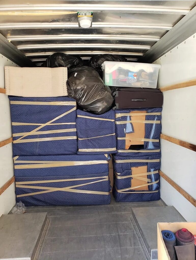 Combination truck for house moving in northern Virginia
