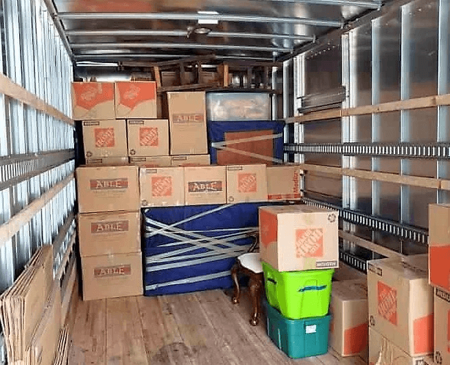 combination truck for house moving